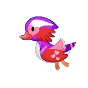 Purple Love Mandarin Duck